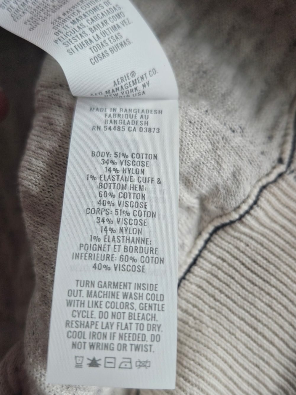 Aerie oversized, wide-neck sweatshirt - Picture 7 of 7